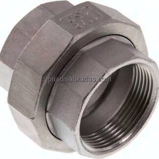 Verschraubung flach dichtend Rp 1-1/2" (IG),1.4408