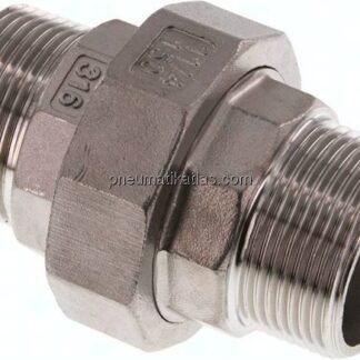 Doppelnippel trennbar R 1-1/4"-R 1-1/4", 1.4408