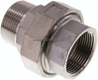 Verschraubung kon. dichtend, NPT 1-1/4"/NPT 1-1/4" (IG/AG)