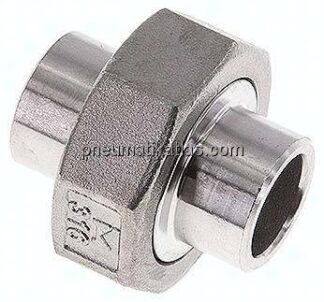 Anschweißverschraubung flach dichtend 21,3mm
