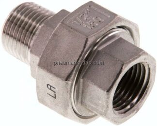 Verschraubung kon. dichtend, NPT 1/2"/NPT 1/2" (IG/AG)