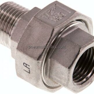Verschraubung kon. dichtend, NPT 1/2"/NPT 1/2" (IG/AG)