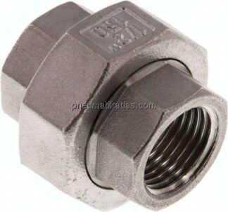 Verschraubung kon. dichtend Rp 1/2" (IG),1.4408