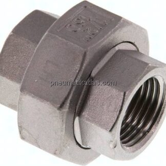 Verschraubung flach dichtend Rp 1/2" (IG),1.4408