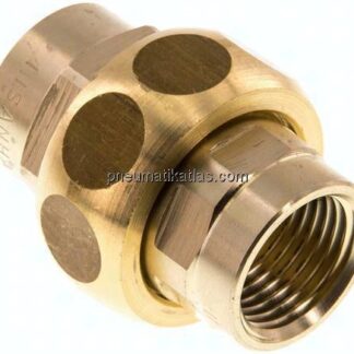 Verschraubung kon. dichtend Rp 1/2" (IG),Messing