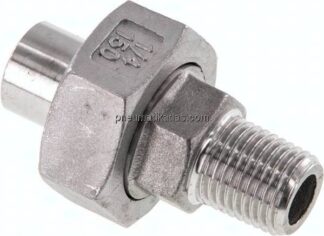 Anschweißverschraubung kon. dicht. R 1/4"(AG)-13,5mm