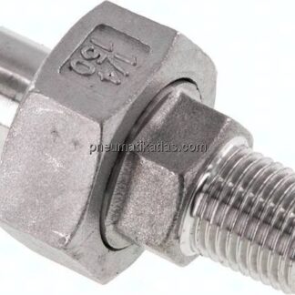 Anschweißverschraubung kon. dicht. R 1/4"(AG)-13,5mm