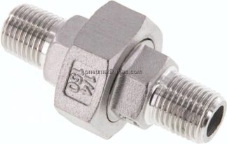 Doppelnippel trennbar R 1/4"-R 1/4", 1.4408