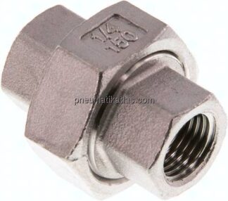 Verschraubung flach dichtend Rp 1/4" (IG),1.4408