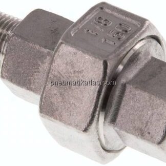 Verschraubung flach dichtend Rp/R 1/8" (IG/AG)