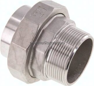 Anschweißverschraubung kon. dicht. R 2"(AG)-60,3mm