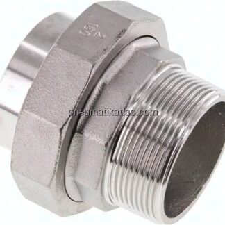 Anschweißverschraubung flach dicht. R 2"(AG)-60,3mm