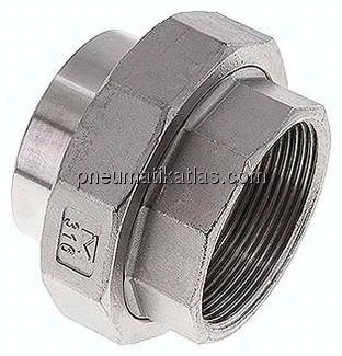 Anschweißverschraubung kon. dicht. Rp 2"(IG)-60,3mm