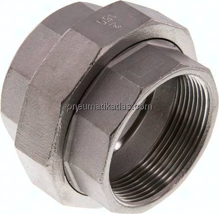 Verschraubung kon. dichtend Rp 2" (IG),1.4408