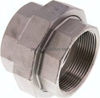 Verschraubung flach dichtend Rp 2" (IG),1.4408
