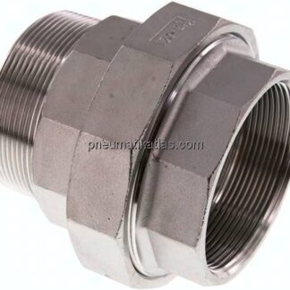 Verschraubung flach dichtend Rp/R 2-1/2" (IG/AG)