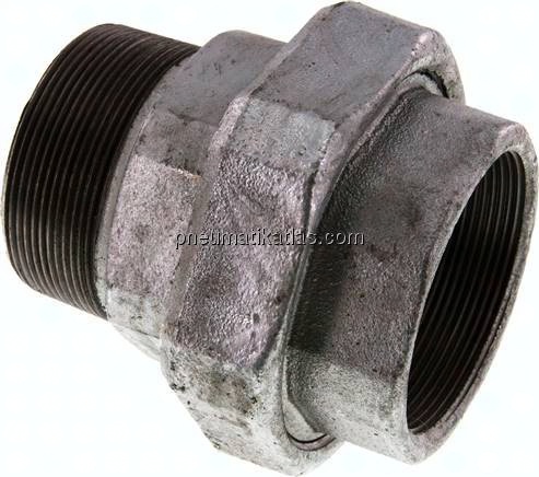 Verschraubung flach dichtend Rp/R 2-1/2" (IG/AG)