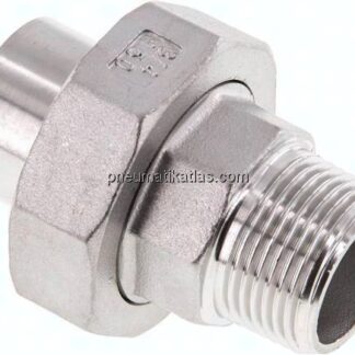 Anschweißverschraubung flach dicht. R 3/4"(AG)-26,9mm