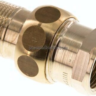 Verschraubung flach dichtend Rp/R 3/4" (IG/AG)