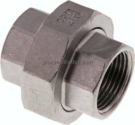 Verschraubung kon. dichtend Rp 3/4" (IG),1.4408
