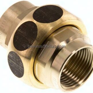 Verschraubung kon. dichtend Rp 3/4" (IG),Messing
