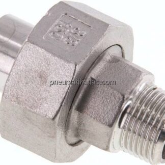 Anschweißverschraubung kon. dicht. R 3/8"(AG)-17,2mm