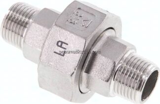 Doppelnippel trennbar R 3/8"-R 3/8", 1.4408