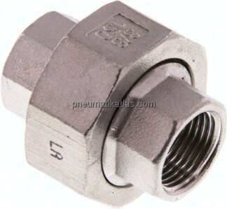 Verschraubung kon. dichtend Rp 3/8" (IG),1.4408