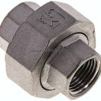 Verschraubung kon. dichtend NPT 3/8" (IG),1.4408