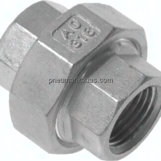 Verschraubung flach dichtend Rp 4" (IG),1.4408
