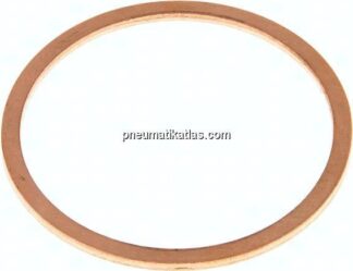 Dichtring aus Kupfer, für G 1-1/2" (48,3x54,9x2 mm)