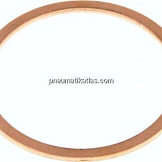 Dichtring aus Kupfer, für G 1-1/2" (48,3x54,9x2 mm)