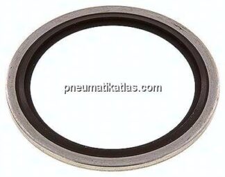 Hydraulik-Dichtring mit FKM-Einlage, für Gewinde G 1-1/2"