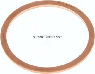 Dichtring aus Kupfer, für G 1-1/4" (42,3x48,9x2 mm)