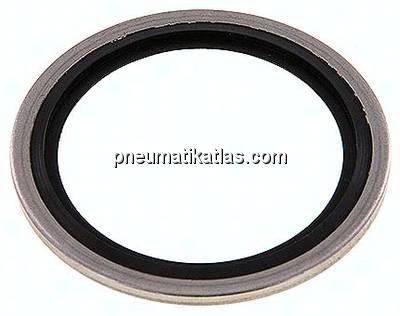 Hydraulik-Dichtring mit FKM-Einlage, für Gewinde G 1-1/4"