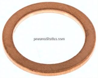 Dichtring aus gKupfer, für G 1/ 8" (10,2x13,9x1 mm)