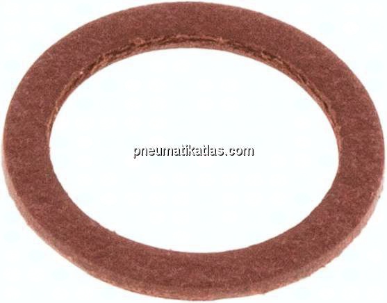 Dichtring (DIN 7603 A),Vulkan-Fiber, für Gewinde G 1/8"