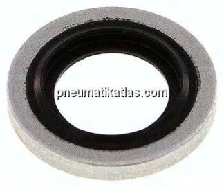Hydraulik-Dichtring mit NBR-Einlage, für Gewinde G 1/8"