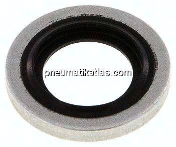 Hydraulik-Dichtring mit NBR-Einlage, für Gewinde G 1/8"