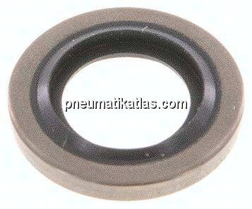 Hydraulik-Dichtring mit FKM-Einlage, für Gewinde G 1/8"