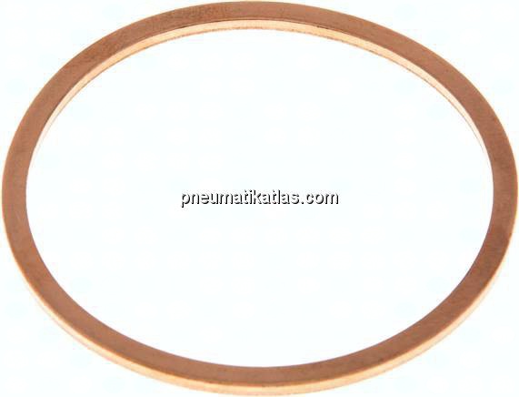 Dichtring aus Kupfer, für G 2" (60,5x67,8x2,5 mm)