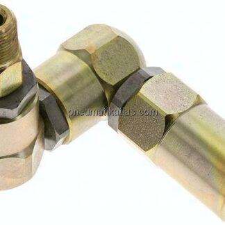 Z (3 Achsen)-Drehverschraubung NPT 3/8"(AG)-NPT 1/2"(IG)