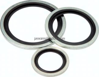 Hydraulik-Dichtring mit FKM-Einlage, für Gewinde M 48