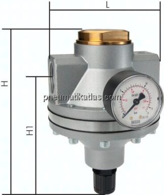 Pilotgesteuerter Druckregler G 3/4", 0,5 - 10 bar, Standard 5