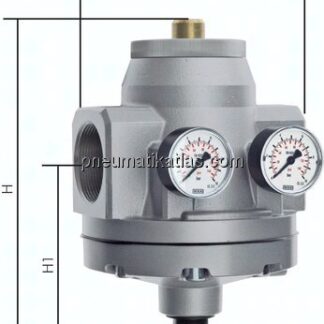 Pilotgesteuerter Druckregler G 1-1/2", 0,5 - 10 bar, Standard 8
