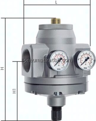 Pilotgesteuerter Druckregler G 2", 0,1 - 3 bar, Standard 8