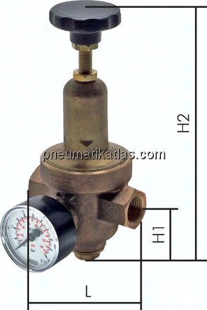 Standard-Druckminder G 1-1/4" 1,5 - 8 bar
