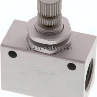Block-Drosselrückschlagventil, G 1/2", Kompakt