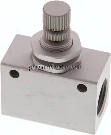 Block-Drosselrückschlagventil, G 1/2", Kompakt