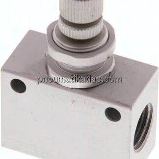 Block-Drosselrückschlagventil, G 1/4", Kompakt